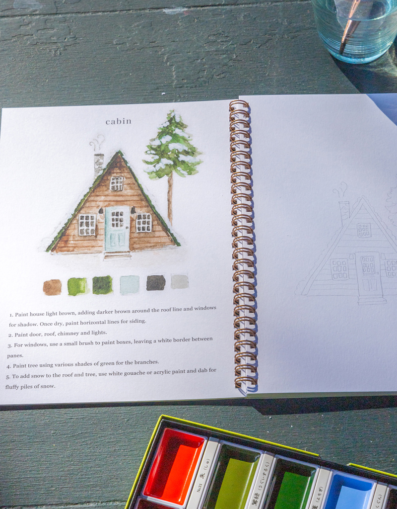 Emily Lex Studio Watercolor Workbook: Choice of 5 styles