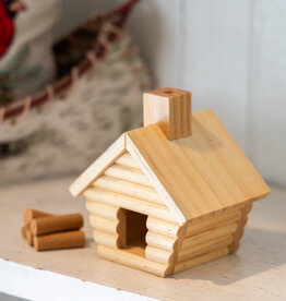 The Birch Store Log Cabin Incense Burner