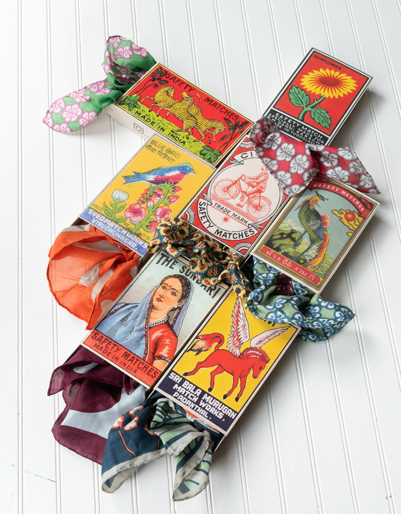 Les Belles Vagabondes Mini  Silk Square