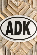 Maine Illustrated Large Oval ADK Magnet