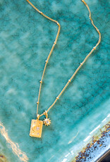 Satya Jewelry Empress Tarot Moonstone White Topaz Necklace