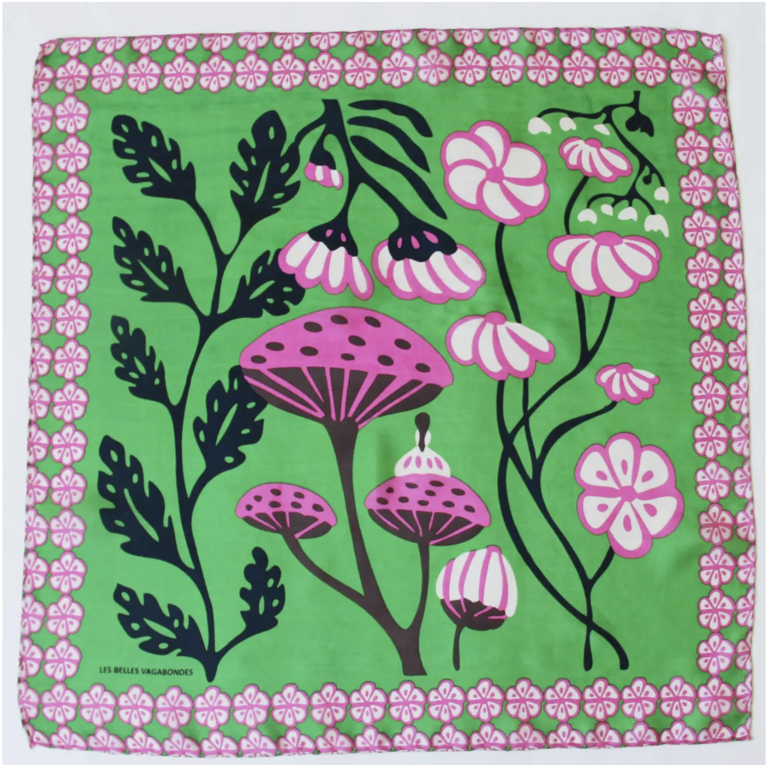 Les Belles Vagabondes Mini  Silk Square