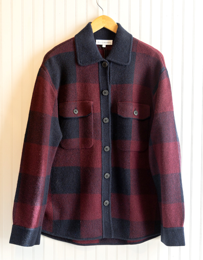 White + Warren W+W Cashmere Luxe Cashmere Shacket