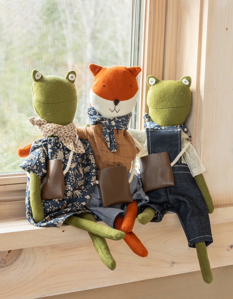 Woolgrass Farm Handmade Organic Merino Wool Animal Dolls