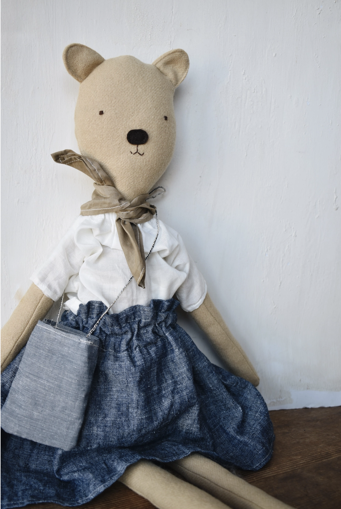 Woolgrass Farm Handmade Organic Merino Wool Animal Dolls