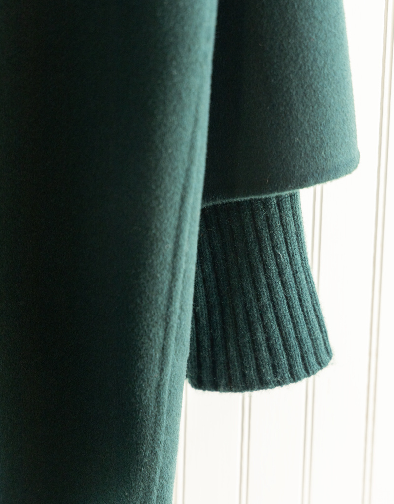 Kinross Cashmere Insert Zip Mock Coat