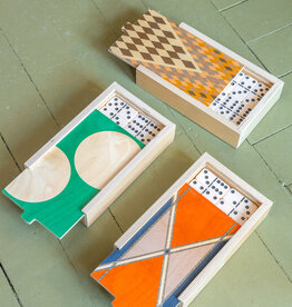 Wolfum Studio Hand Printed  Birch Domino Set