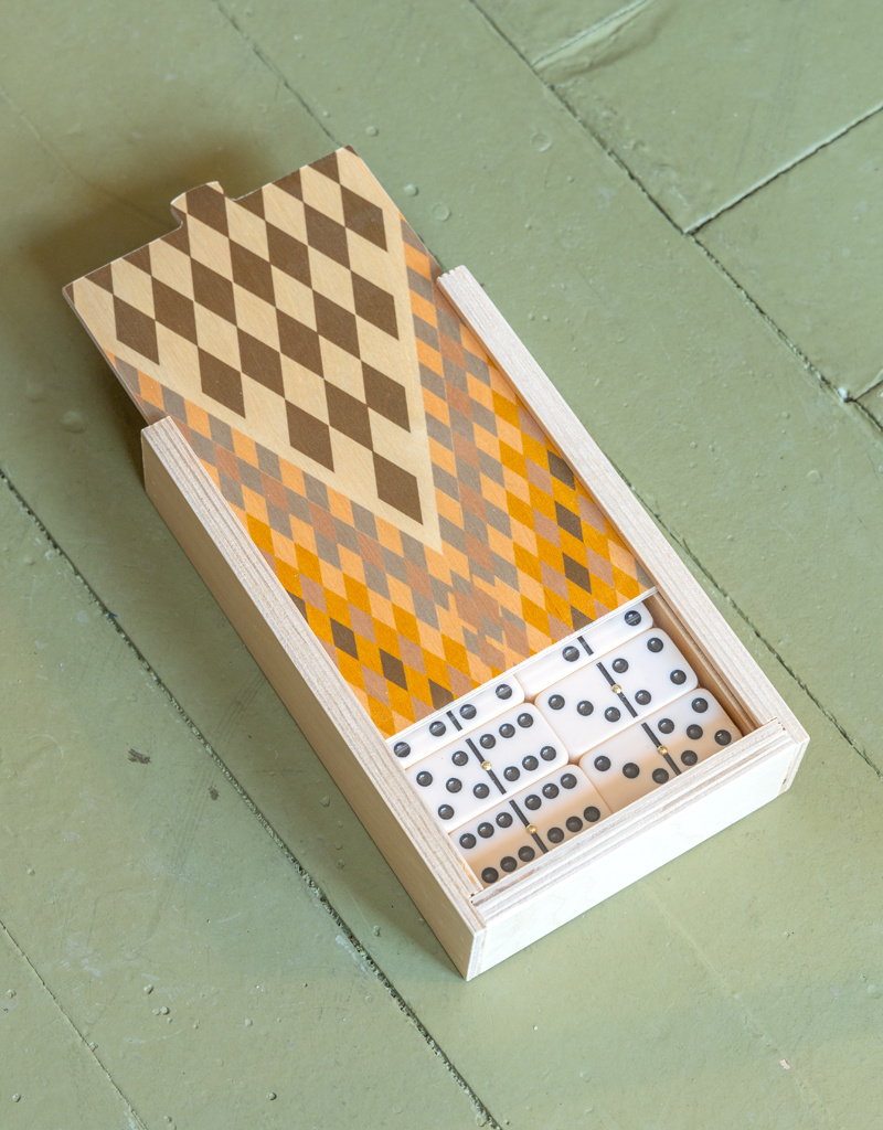 Wolfum Studio Hand Printed  Birch Domino Set