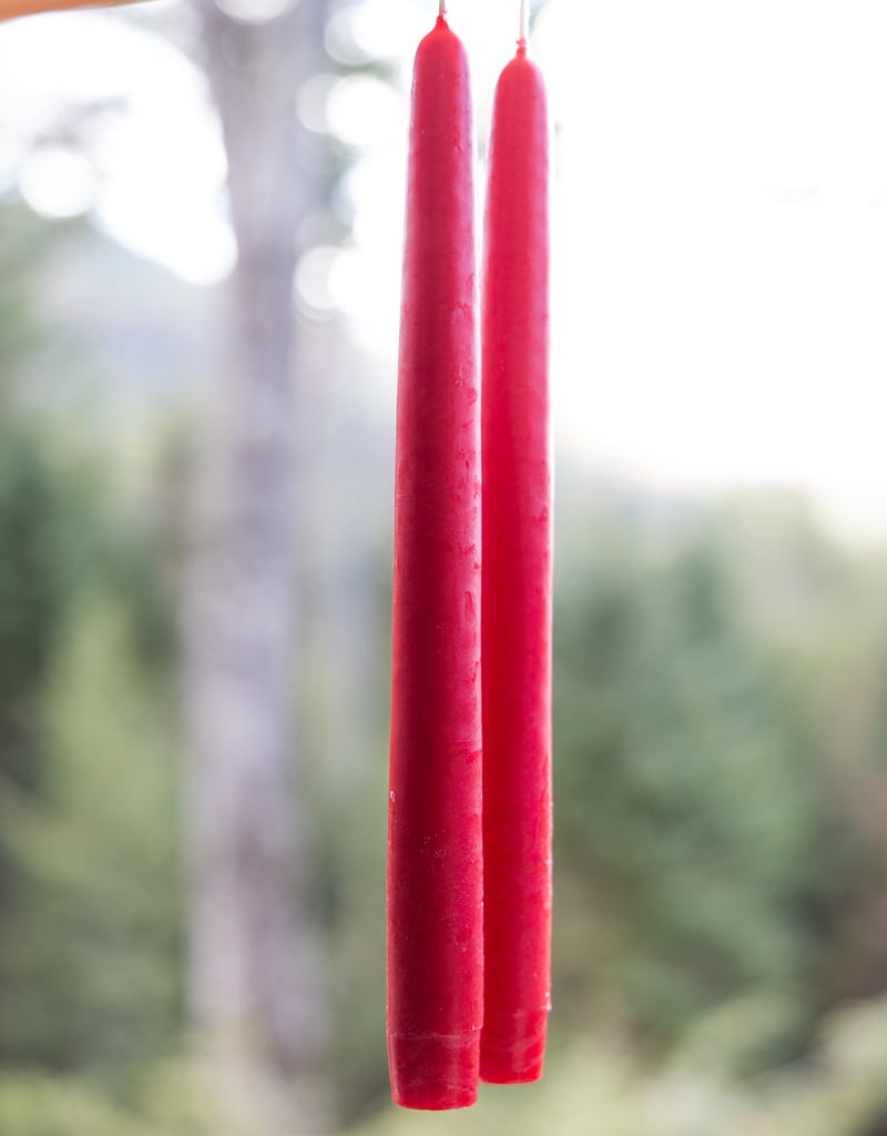 Mole Hollow 10 inch Tapered Candles Set of 2