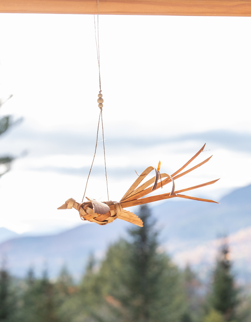 Tree to Table Woven Birch Bird Ornament