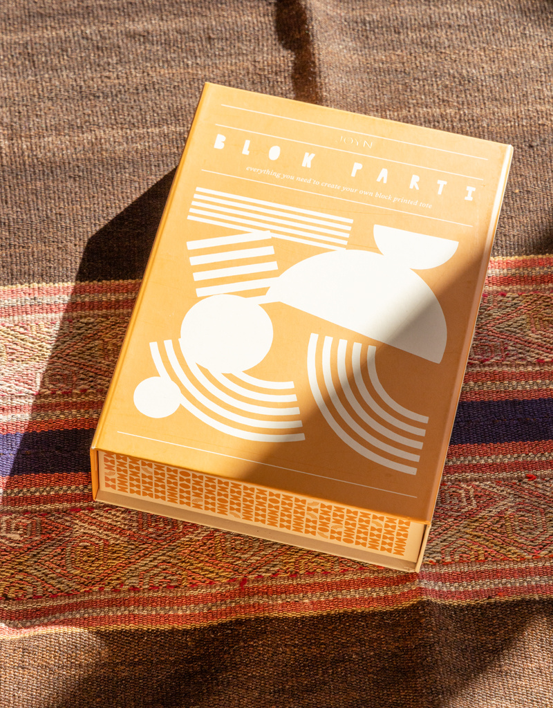 JOYN Block Print Tote Parti Kit