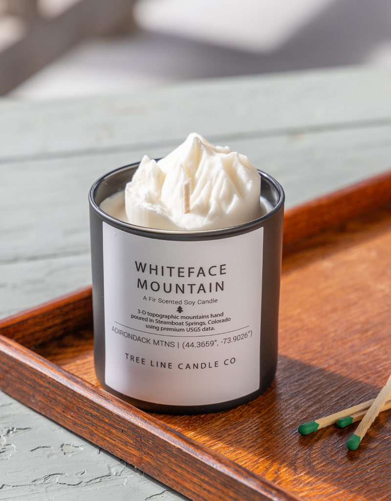 Tree Line Candle Whiteface Mountain Tree Line Candle