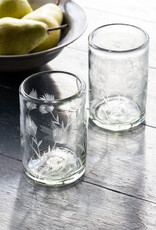 East Fork Pottery Etched Thistle Glass Tumbler