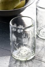 East Fork Pottery Etched Thistle Glass Tumbler