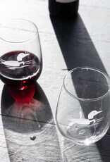 The Birch Store Loon Stemless Wine  Glass