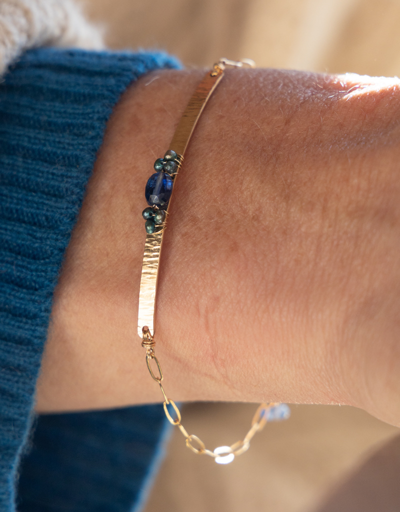 Dana Kellin Kyanite & Pearl Bracelet