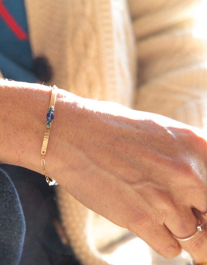 Dana Kellin Kyanite & Pearl Bracelet