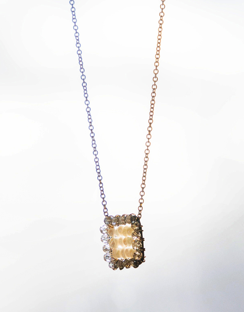 Dana Kellin Crystal & Pearl Necklace