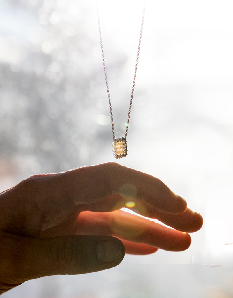 Dana Kellin Crystal & Pearl Necklace