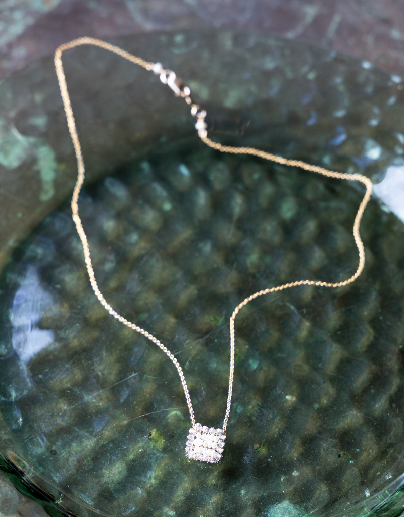 Dana Kellin Crystal & Pearl Necklace