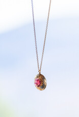 Dana Kellin Garnet & Pink Sapphire Spinel Seed Necklace