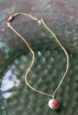 Dana Kellin Garnet & Pink Sapphire Spinel Seed Necklace