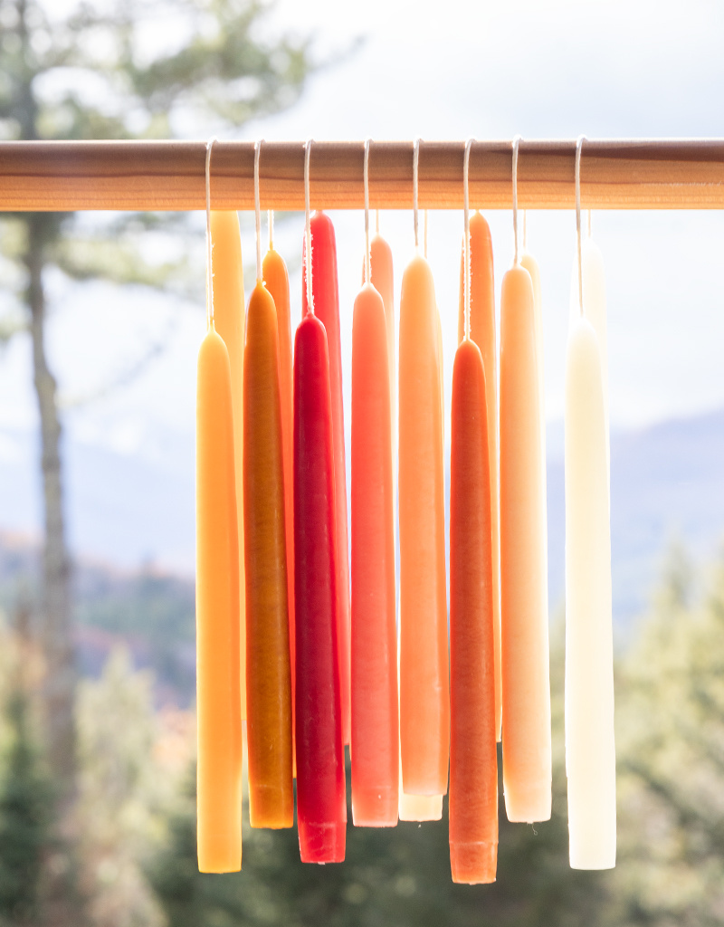 Mole Hollow 10 inch Tapered Candles Set of 2