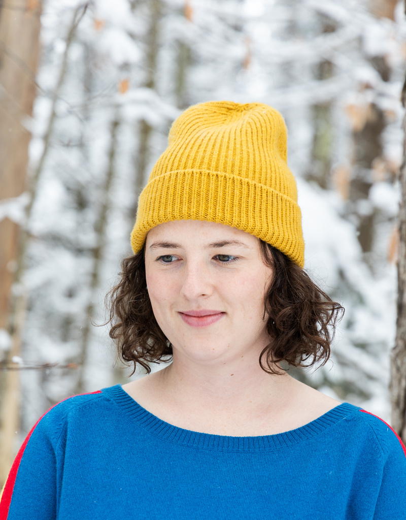 The Birch Store Cashmere ADK Sweater Striped Sleeve