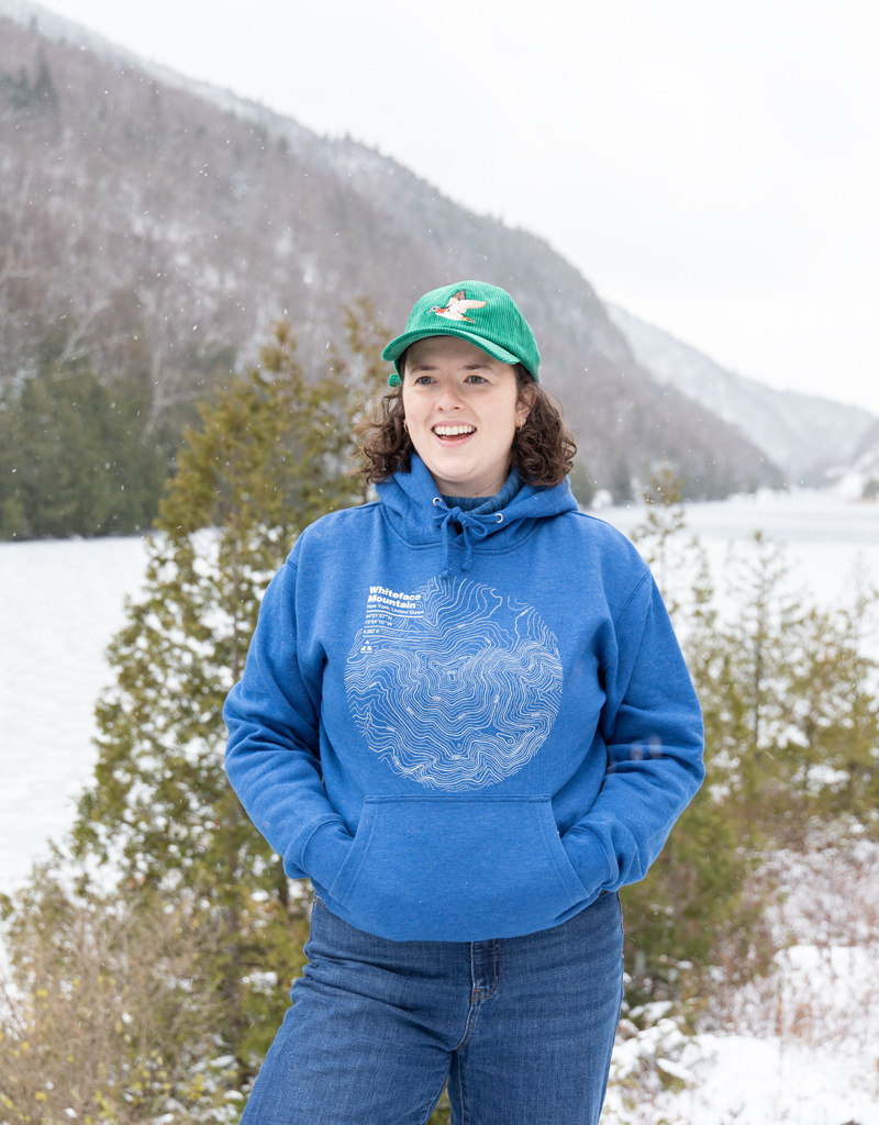 Topogra Topography Map ADK Hoodie