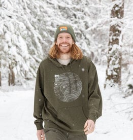 Topogra Topography Map ADK Hoodie