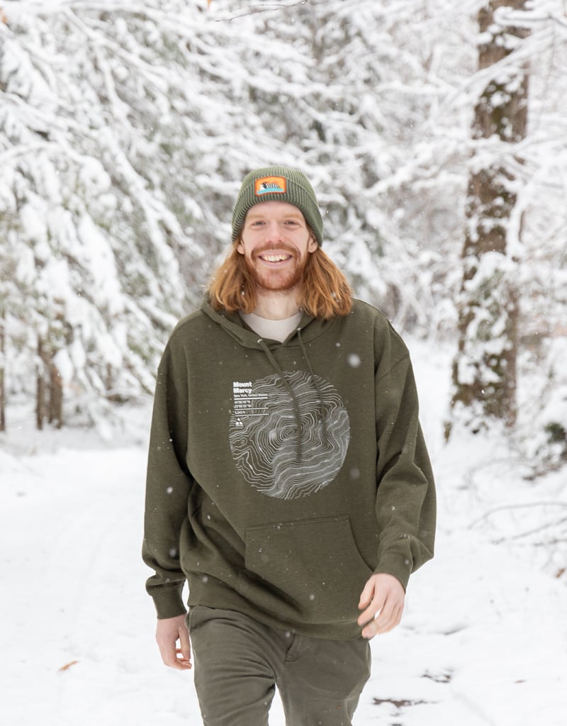 Topogra Topography Map ADK Hoodie