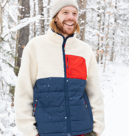 Billybelt Unisex TwoTone Sherpa Zipped Jacket