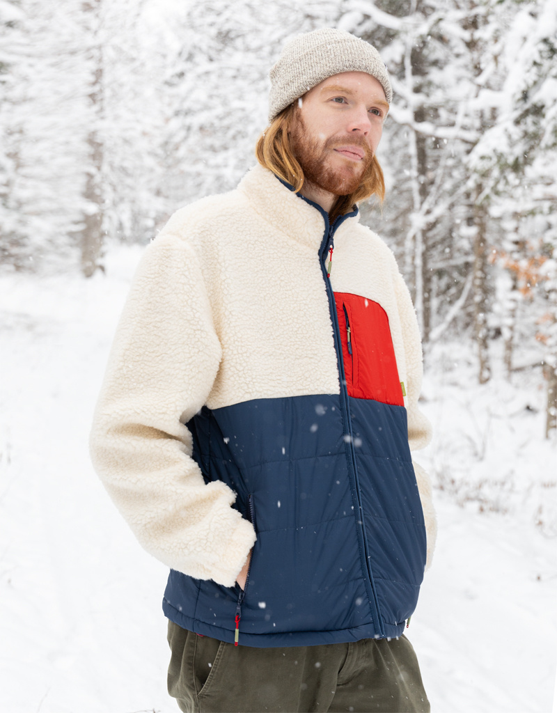 Billybelt TwoTone Sherpa Zipped Jacket