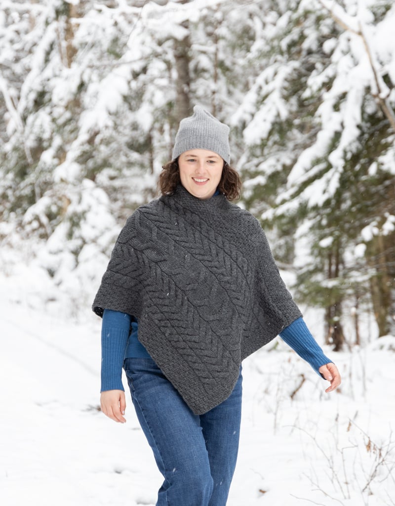 Aran Woollen Mills Aran Woollen Mills Aasleagh Falls Poncho