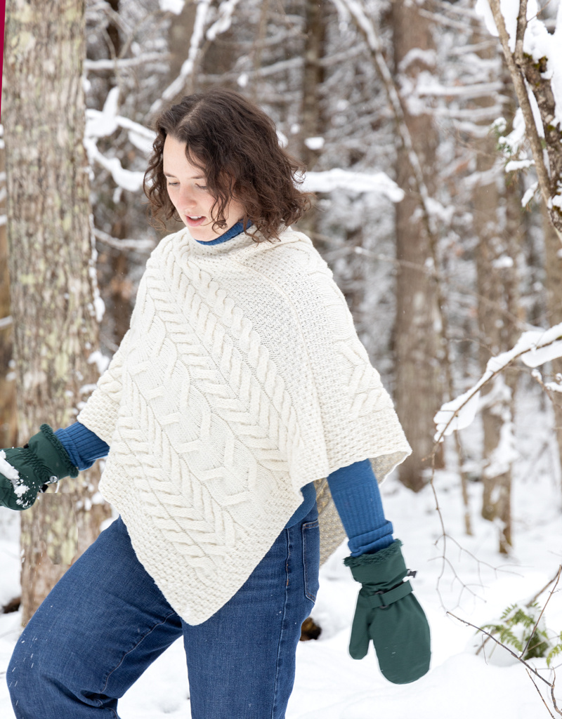 Aran Woollen Mills Aran Woollen Mills Aasleagh Falls Poncho