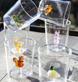 The Birch Store Glass with Built in Animal