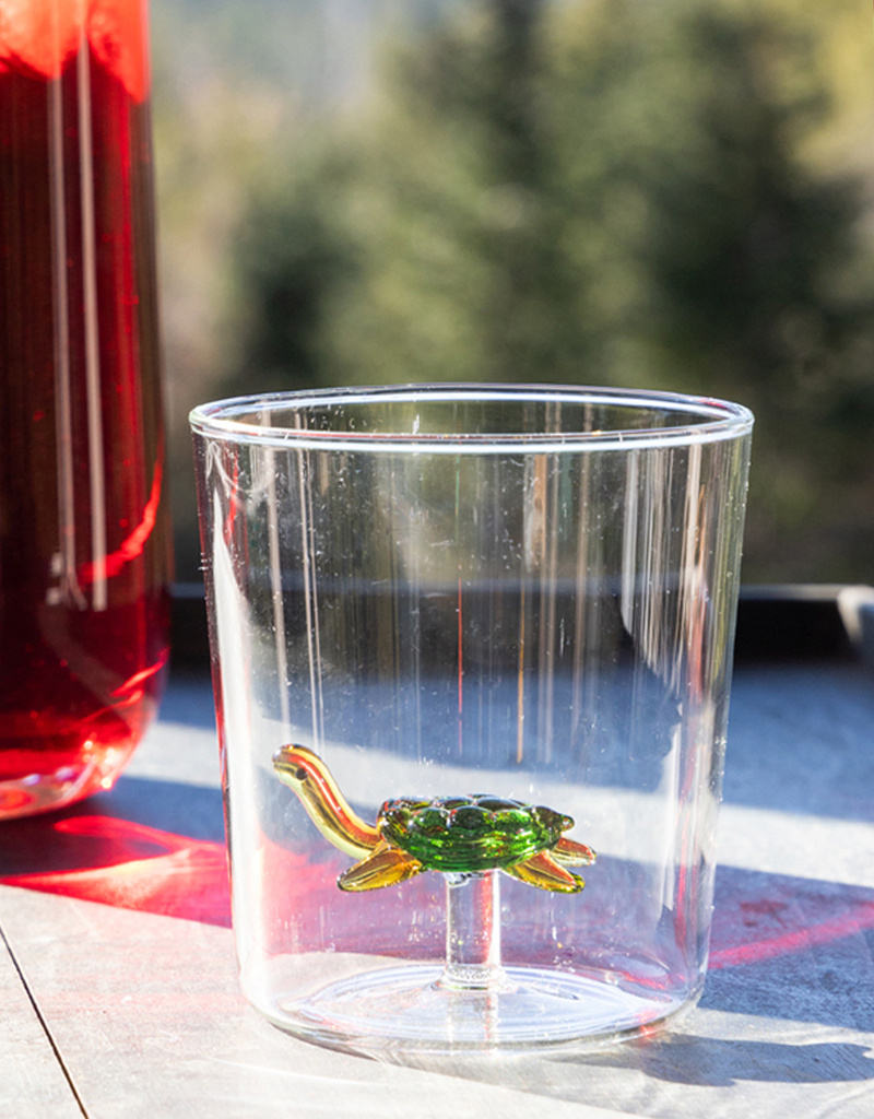 The Birch Store Glass with Built in Animal