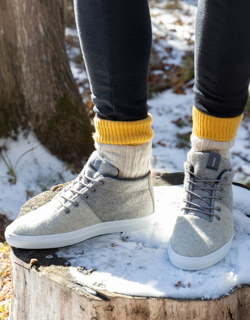 Baabuk Sky Wooler Sneaker Grey