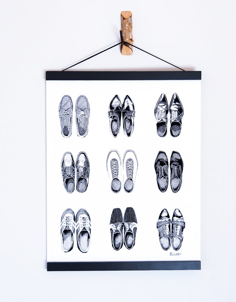 Marcie Cuff Local Artist Print with Magnet Frame