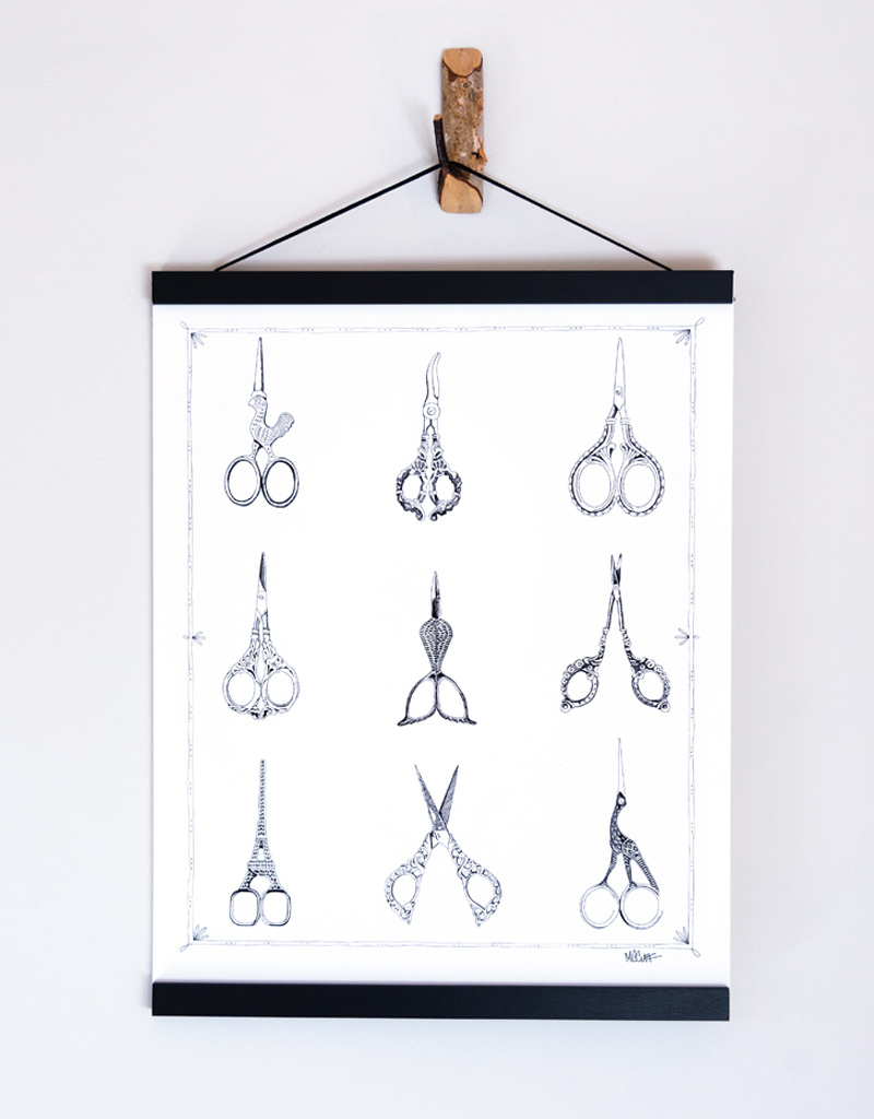 Marcie Cuff Local Artist Print with Magnet Frame