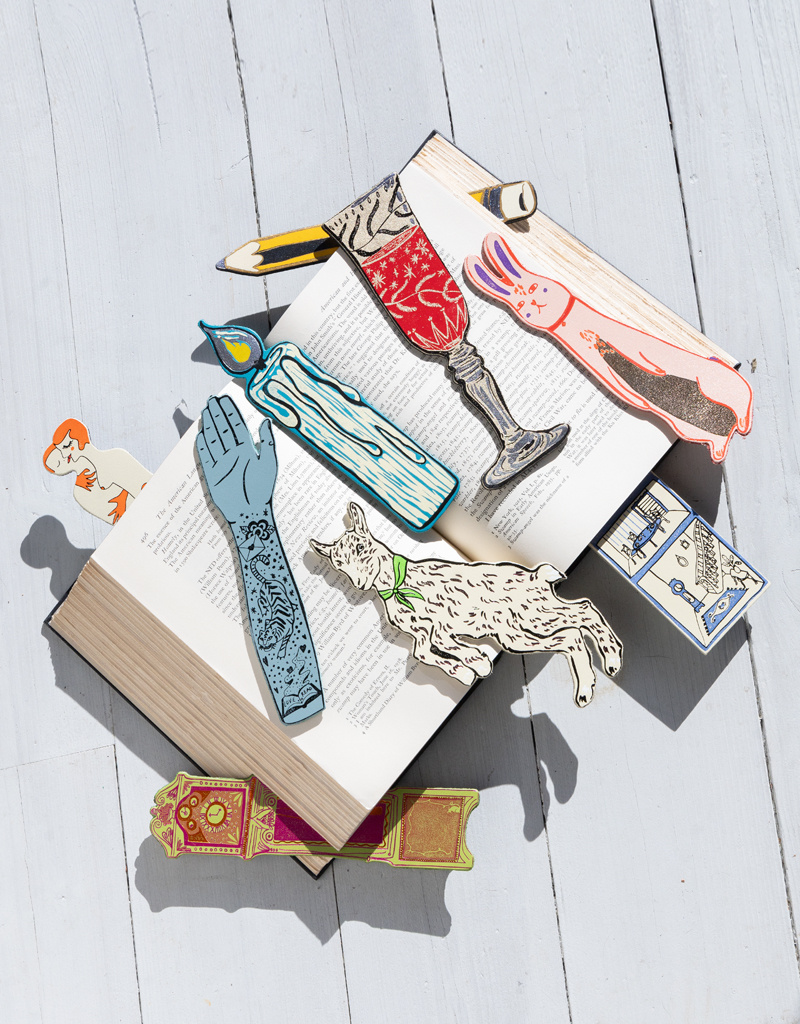 The Birch Store Saucy Leather Bookmark