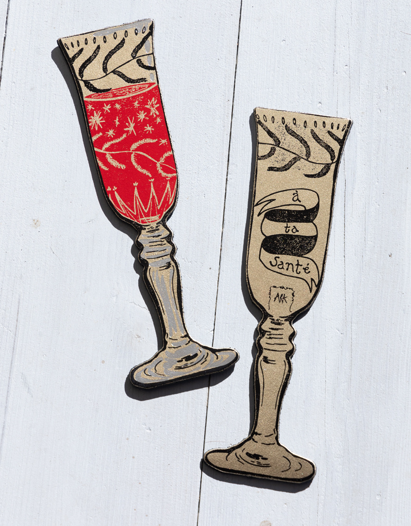 The Birch Store Saucy Leather Bookmark