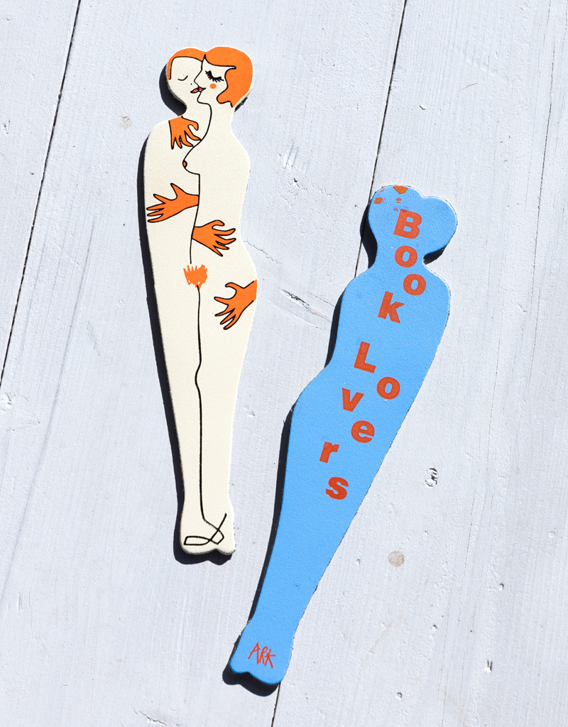 The Birch Store Saucy Leather Bookmark