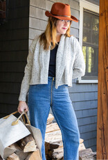 Oubas O Kent Donegal Merino Wool Short Cardigan