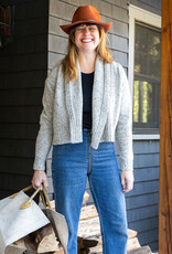 Oubas O Kent Donegal Merino Wool Short Cardigan