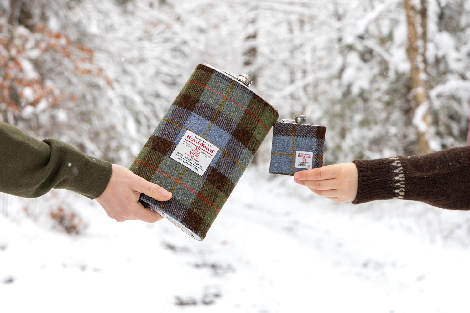 Cheers - Flasks in Snow