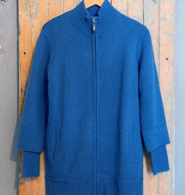 Kinross Cashmere Kinross Cashmere Zip Mock Cardigan Sweater