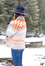 Kinross Cashmere Kinross Cashmere Fairisle Shawl Cardigan