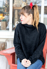 Kinross Cashmere Kinross Brushed Cashmere Funnel Sweater