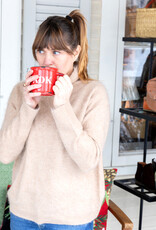 Kinross Cashmere Kinross Brushed Cashmere Funnel Sweater